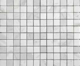 Мозаика Pietrine Dolomiti bianco POL 2.3x2.3 29.8x29.8