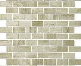 Мозаика Pietrine Travertino Silver POL 2.3x4.8 - толщ. 4 мм 29.8x29.8