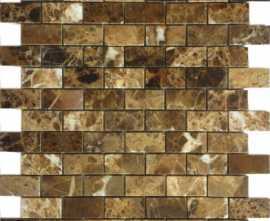 Мозаика Pietrine Emperador Dark POL 23x48 298X298