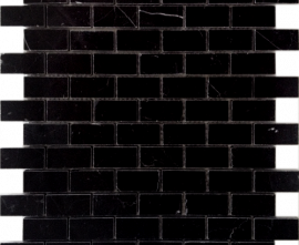 Мозаика Pietrine Nero oriente POL 2.3x4.8 29.8x29.8