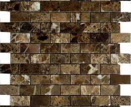 Мозаика Pietrine Emperador Dark POL 2.3x4.8 29.8x29.8