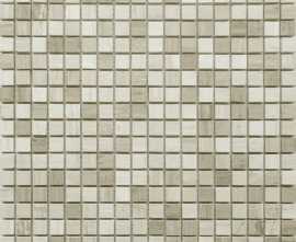 Мозаика Pietrine Travertino Silver POL 15x15 - толщ. 4 мм 305x305