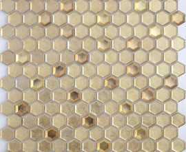 Мозаика Aureo grani hexagon 23x13x6 300x300х6