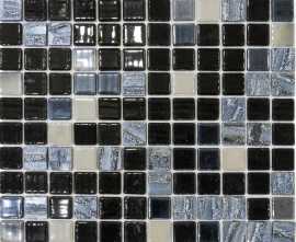 Мозаика Astra Black Mix (на сетке) 31.7x31.7