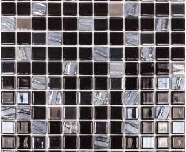 Мозаика Astra Black (на ПУ сцепке) 31.7x31.7