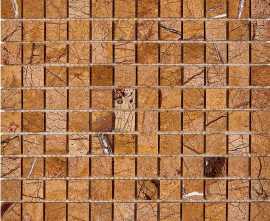 Мозаика PIX293 Rain Forest (Bidasar brown) из мрамора 23х23 305x305x6