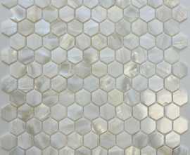 Мозаика PIX751 Мозаика из натурального перламутра HEX25 285х295x2
