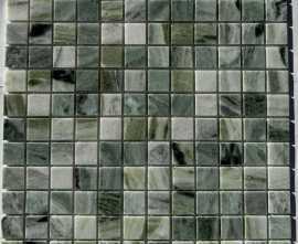 Мозаика PIX314 Jet Green полированная 23x23 305х305х4