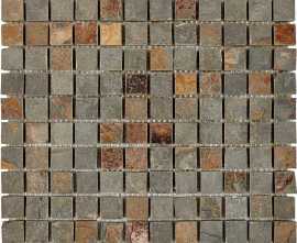 Мозаика PIX299 Slate Rusty из сланца 23х23 305х305