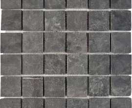 Мозаика PIX298 Slate Black из сланца 48х48 305х305