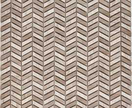 Мозаика PIX288 Shevron White Wooden, Athens Grey из мрамора полированная 27x10 298х307x8