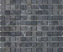 Мозаика PIX248 Nero Marquna из мрамора матовая 23x23 305х305x6