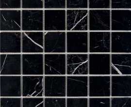 Мозаика PIX246 Nero Marquna из мрамора полированная 48x48 305х305x6