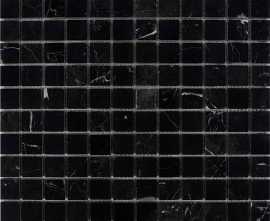 Мозаика PIX245 Nero Marquna из мрамора полированная 23x23 305х305x6