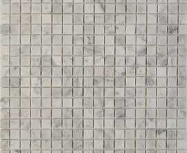Мозаика PIX241 Bianco carrara из мрамора полированная 15x15 305х305x4