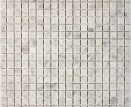 Мозаика PIX239 Bianco carrara из мрамора матовая 15x15 305х305x4