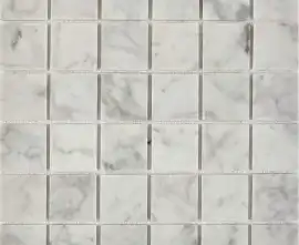 Мозаика PIX238 Bianco carrara из мрамора полированная 48x48 305х305x6