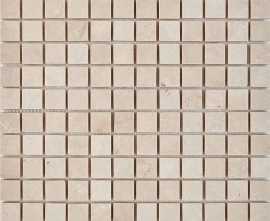 Мозаика PIX235 Cream marfil из мрамора матовая 23x23 305х305x6