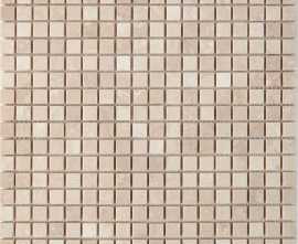 Мозаика PIX234 Cream marfil из мрамора матовая 15x15 305х305x4