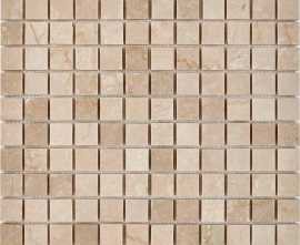 Мозаика PIX232 Cream marfil из мрамора полированная 23x23 305х305x6