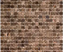 Мозаика PIX304 Dark Emperador полированная 15x15 305х305x4