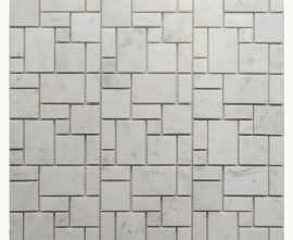 Мозаика Bianco Carrara Random Square 30.5x30.5