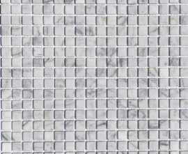 Мозаика Bianco Carrara Tum 15x15х4 мм