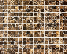 Мозаика Emperador Dark TUM 4мм 30.5x30.5