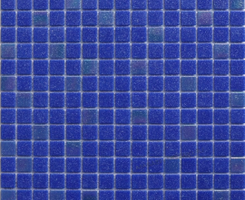 Мозаика MIX28 стекло темно-синий (сетка) 20x20x4 327x327