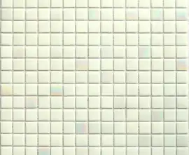 Мозаика MIX23 стекло белый (сетка) 20x20x4 327x327