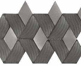 Мозаика L244008771 Gravity Aluminium Braid Metal Titanium 35,8x23,7x0,4