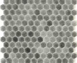 Мозаика STP-GR012-HEX стекло (25) 300х300