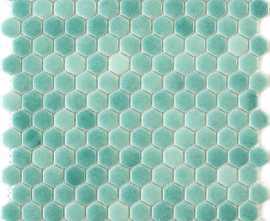 Мозаика STP-GN008-HEX стекло (25) 300х300