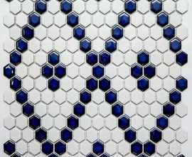Мозаика PS2326-43 Porcelain 2.3x2.6 30.6x35