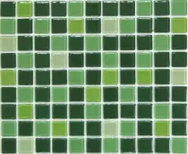 Мозаика Jump Green №1 (dark) Растяжки 25*25 300*300
