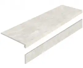 Ступени Ступень L Mystical Charm Bianco Matt с подступенником 32x120