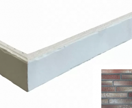 Клинкерная плитка Forta Bordo Riegel 4304 R (Y) угловая 400x40x14