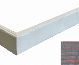 Клинкерная плитка Forta Bordo Riegel 4301/2 R (Y) угловая 400x40x14