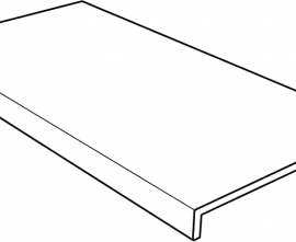 Клинкерная плитка Ступень фронтальная Petra Ocre Recto Anti-Slip 30x60