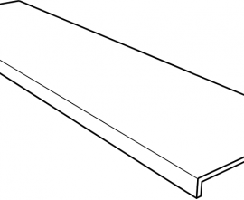 Клинкерная плитка Ступень фронтальная Petra Ocre Recto Anti-Slip 30x150