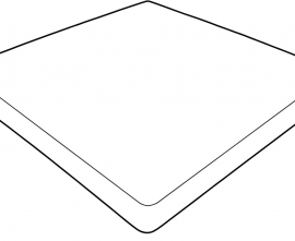 Клинкерная плитка 906166 Ступень угловая Petra Beige Round. Anti-Slip Beige 33x33