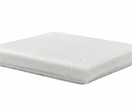 Клинкерная плитка Natura 012 White ступень флорентийская угловая R11 330x330x18