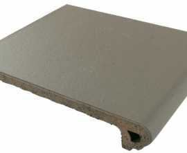 Клинкерная плитка Natura 013 Grey ступень флорентийская R11 244x330x18