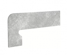 Клинкерная плитка ZANQUIN FIORENTINO PETRA GRIS IZDA. левый 395x175x7,5