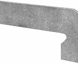 Клинкерная плитка Zan.VEGA GRIS DERECHA правый 39,5x17,5