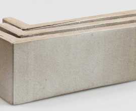 Клинкерная плитка Plato Grey угловая AC 8104 (Y) 185x60x71x14