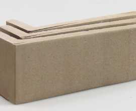 Клинкерная плитка Plato Grey угловая 8101 (Y) 185x60x71x14