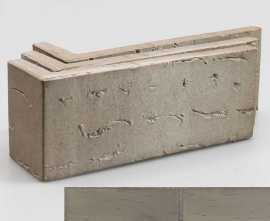Клинкерная плитка Koro Grey угловая 8201 (Y) 185x60x71x14