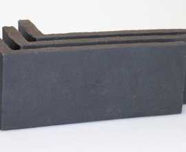 Клинкерная плитка Plato Black угловая AB 7103 (Y) 185x60x71x14