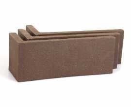 Клинкерная плитка Plato Brown угловая 2101 (Y) 185x60x71x14